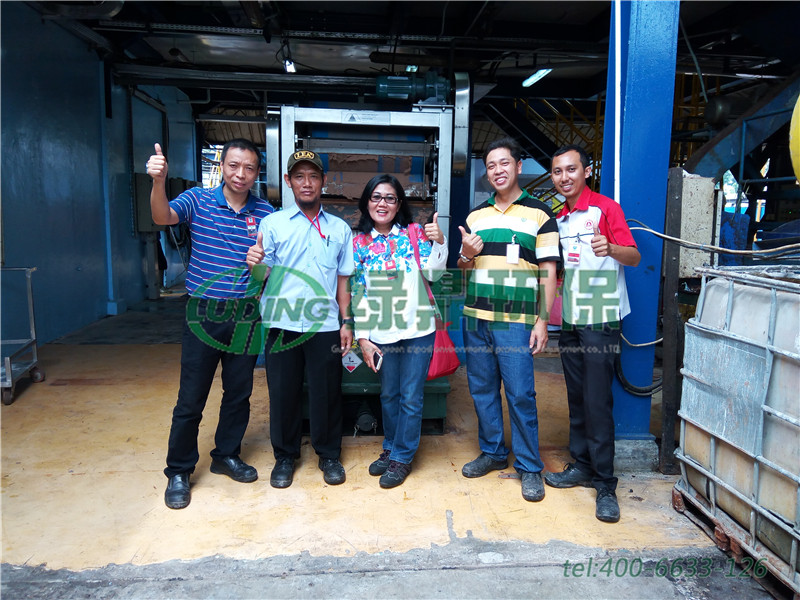 印度尼西亞帶式壓濾機(jī)使用案例 5