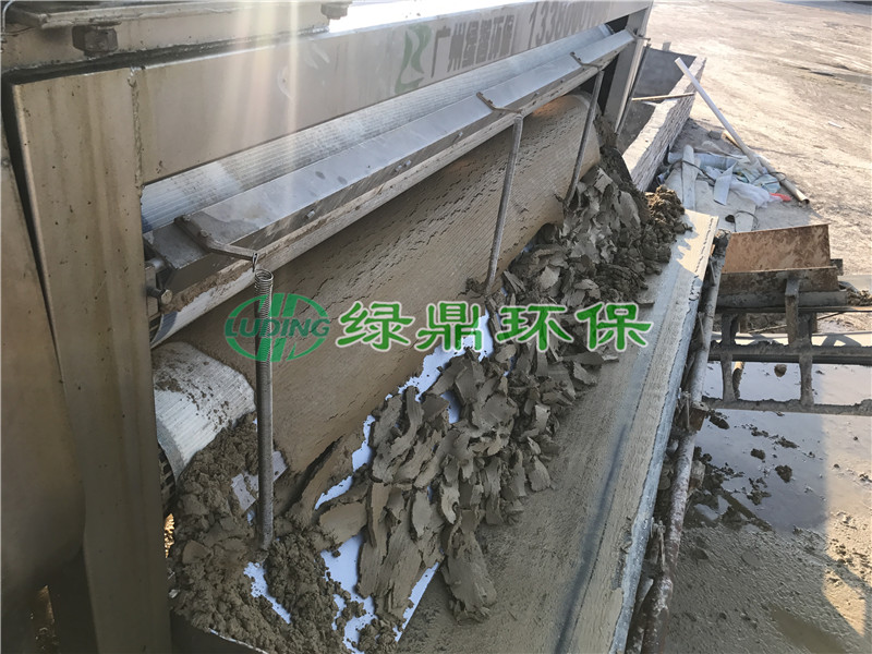 揭陽洗沙廠污泥處理案例 洗沙廠帶式壓濾機使用案例【圖片_視頻】