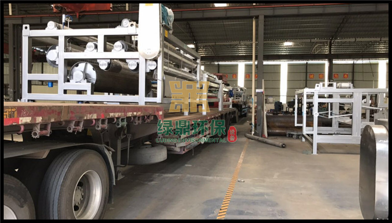 帶式壓濾機處理環江污水廠工程