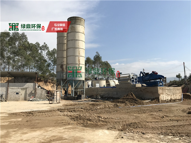 帶式壓濾機佛山沙場泥漿處理案例現場 4